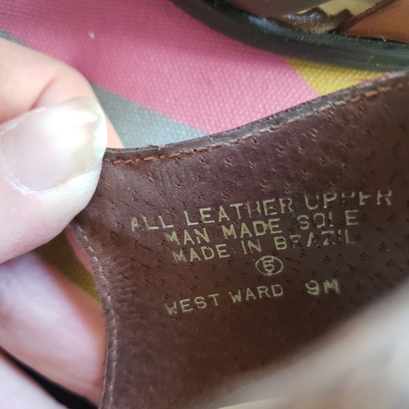 Vintage Westies Leather Upper Sandals - Picture 6 of 7